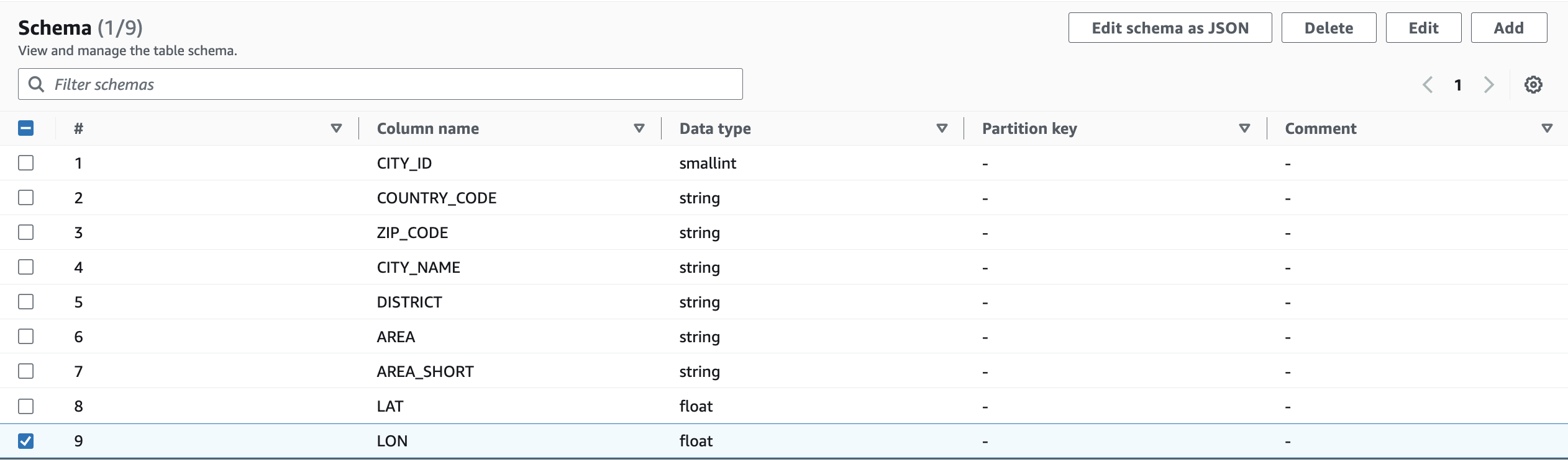 Add schema entry