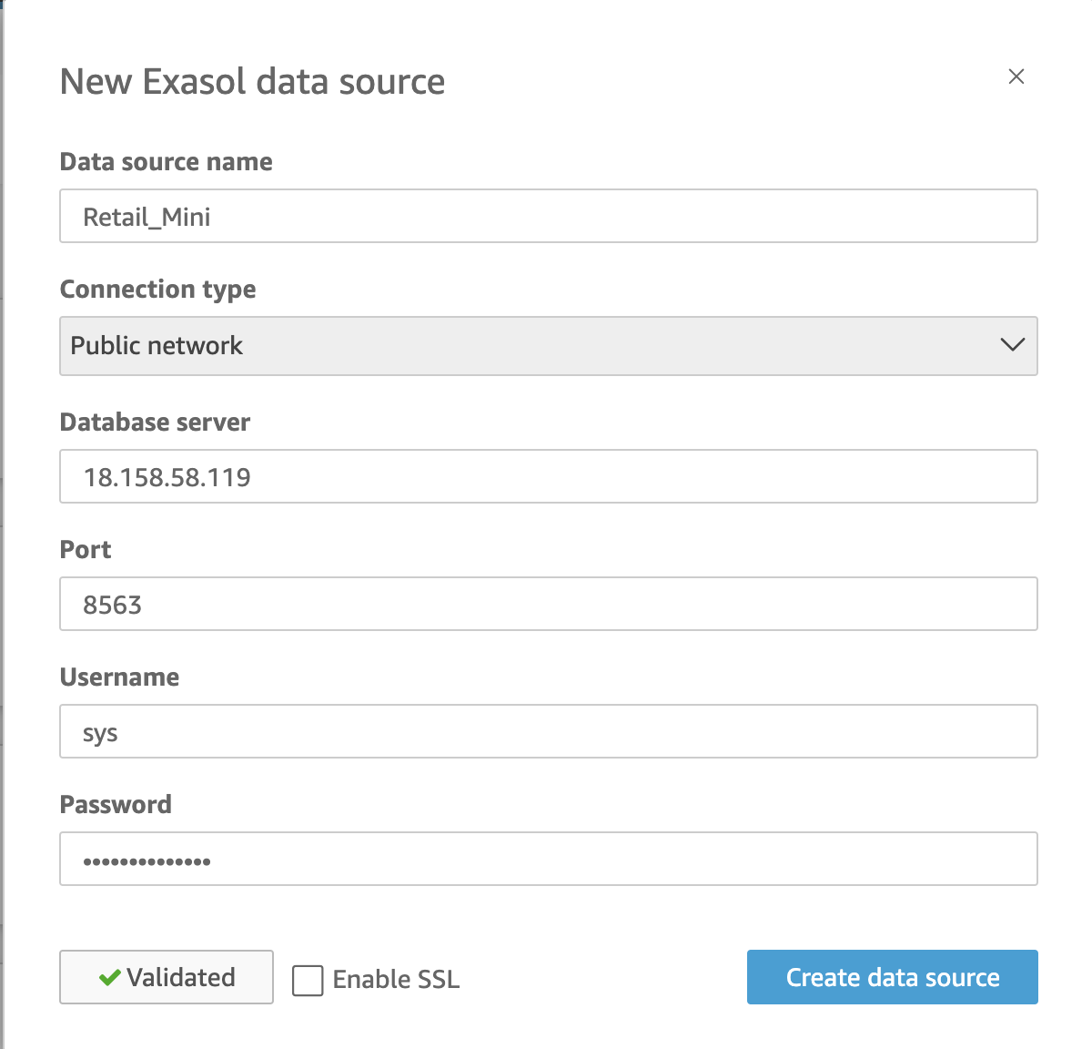 QS_exasol_connection